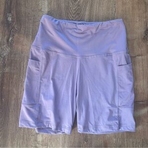 lilac athletic shorts!